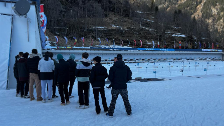 Besuch im Biathlonzentrum in Ridnaun